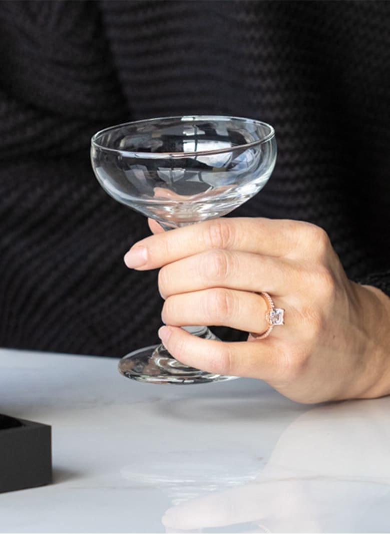 Some companies allow couples to rent out glassware for their big day